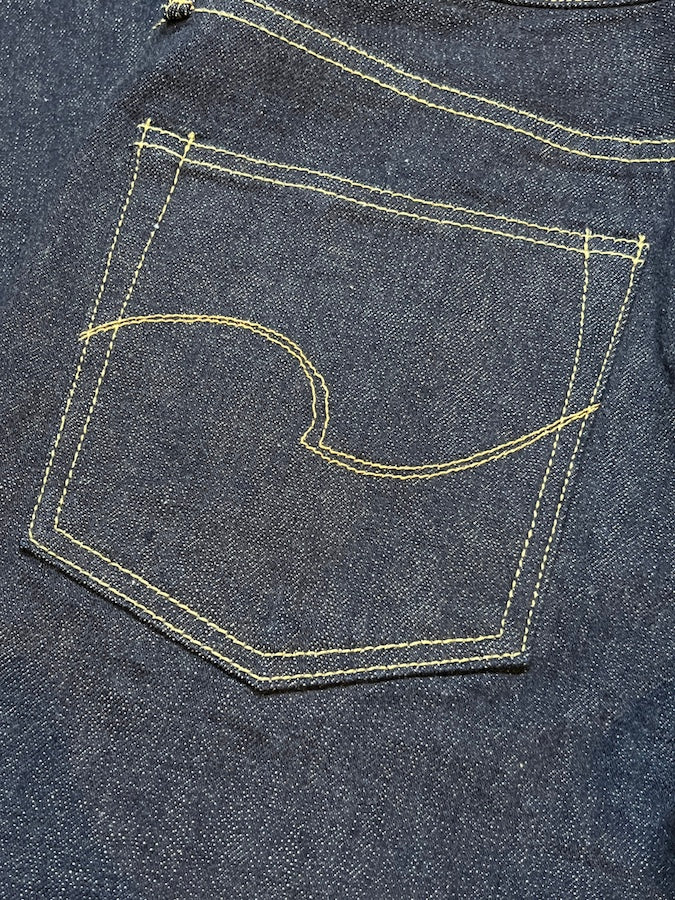DC4 x ONI Denim  "20th Anniversary" Limited Collaboration  - 16.5oz Natural Indigo Denim - Lot.244 Custom  Straight