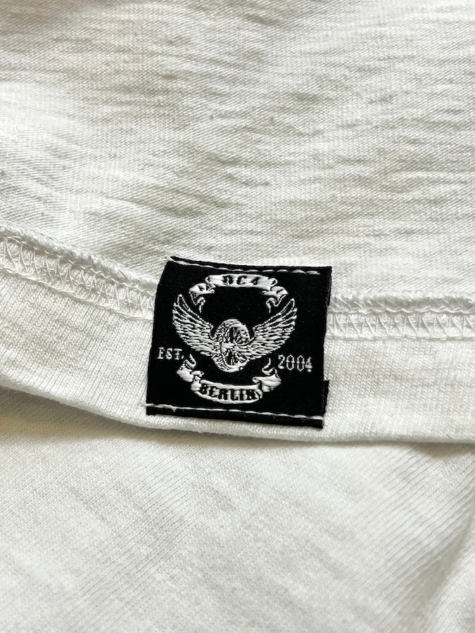 Limited DC4 Collaboration White Crew Neck - Short Sleeve T-Shirt