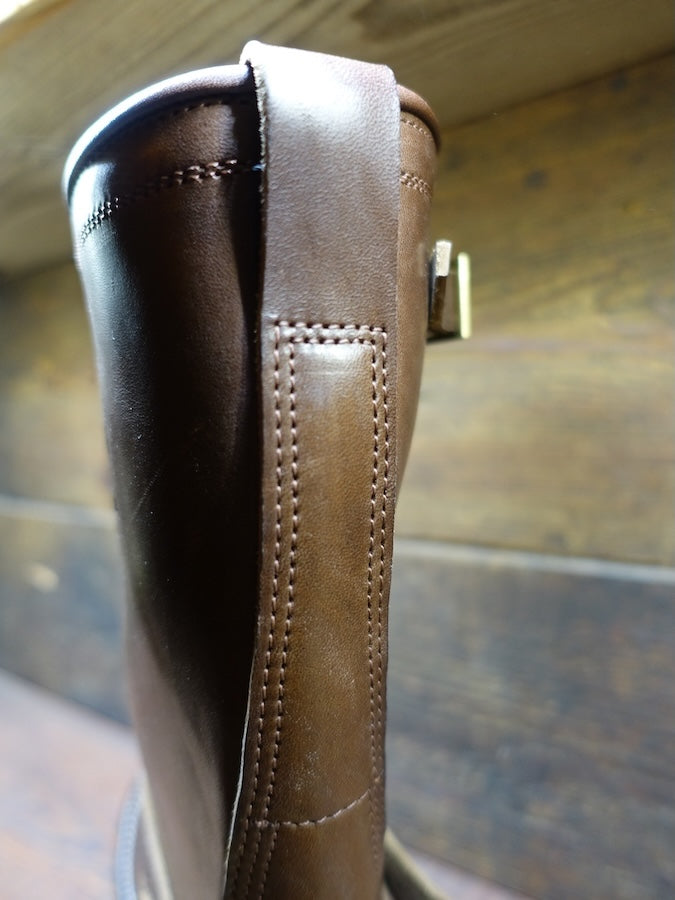DC4 x ZERROWS x DR.SOLE originals - CUSTOM - TYPE ONE Engineer Boots - Brown Premium HORSEBUTT Leather