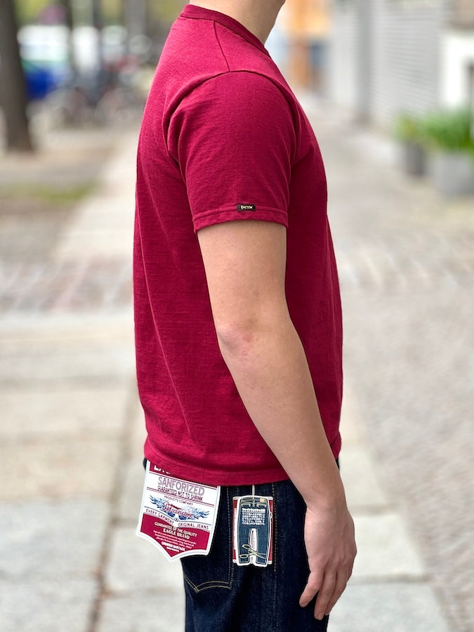 DXT Series - 12.5oz Heavyweight Loopwheeled T-Shirt - Crimson Red