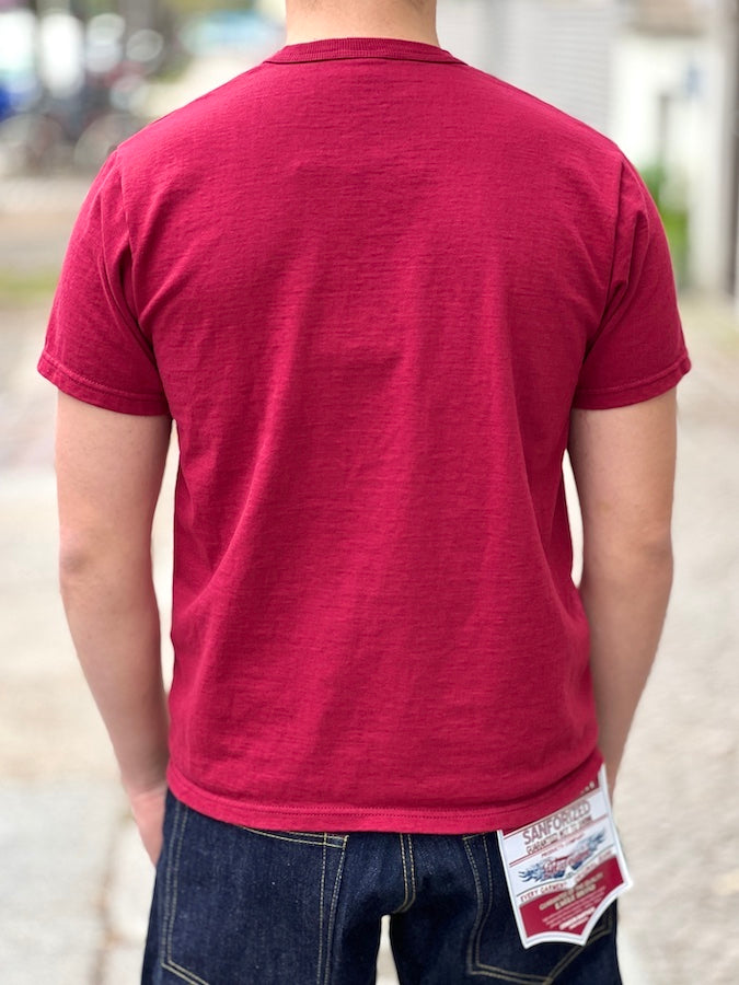 DXT Series - 12.5oz Heavyweight Loopwheeled T-Shirt - Crimson Red