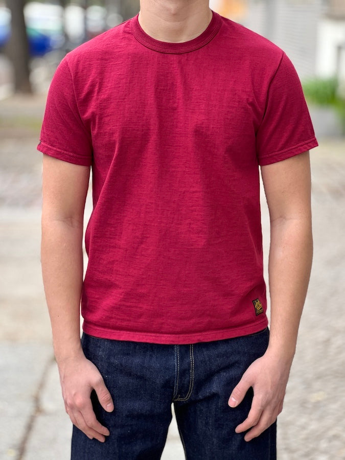 DXT Series - 12.5oz Heavyweight Loopwheeled T-Shirt - Crimson Red