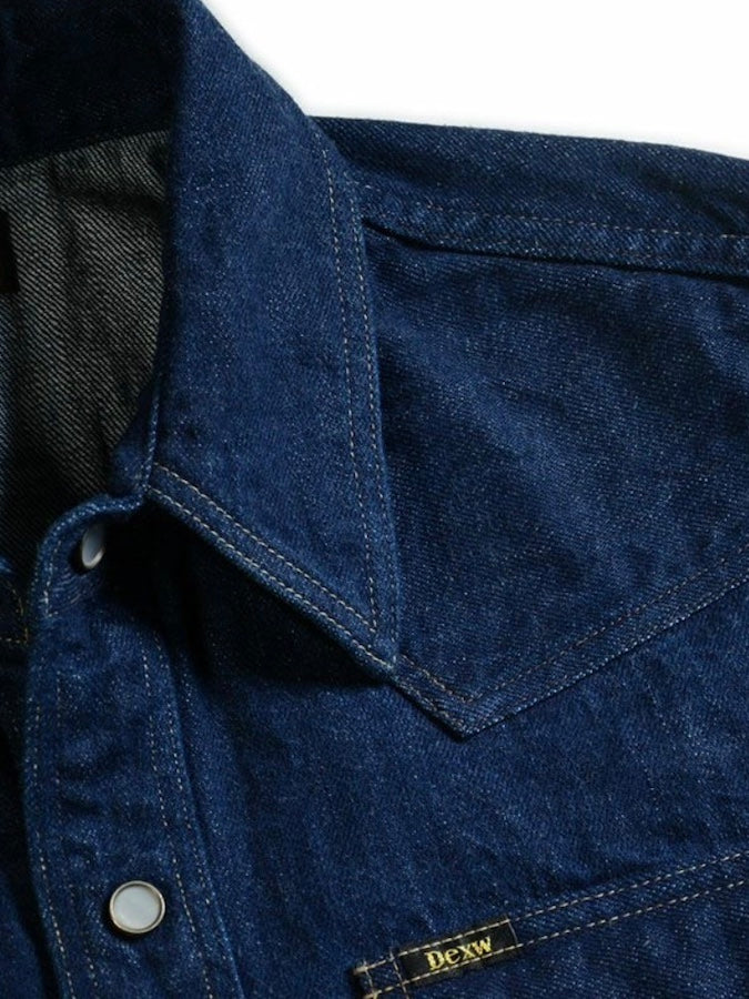 7600 [WILDMAN] - 1950s U.S. Western Denim Shirt - 10oz Denim