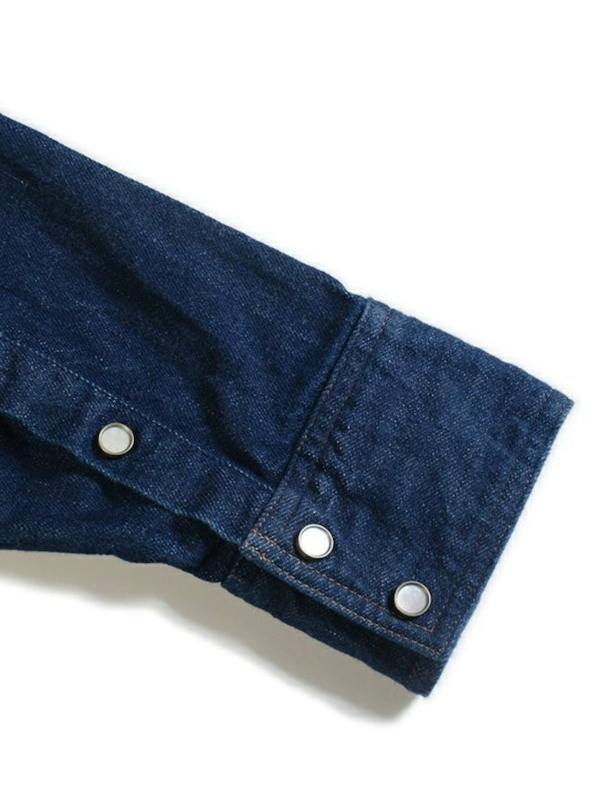 7600 [WILDMAN] - 1950s U.S. Western Denim Shirt - 10oz Denim