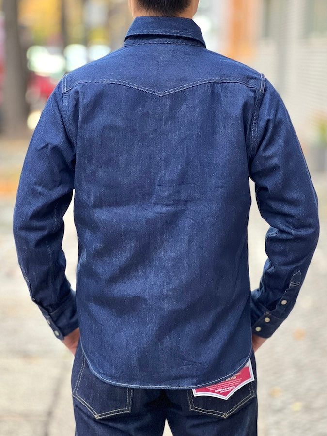 7600 [WILDMAN] - 1950s U.S. Western Denim Shirt - 10oz Denim