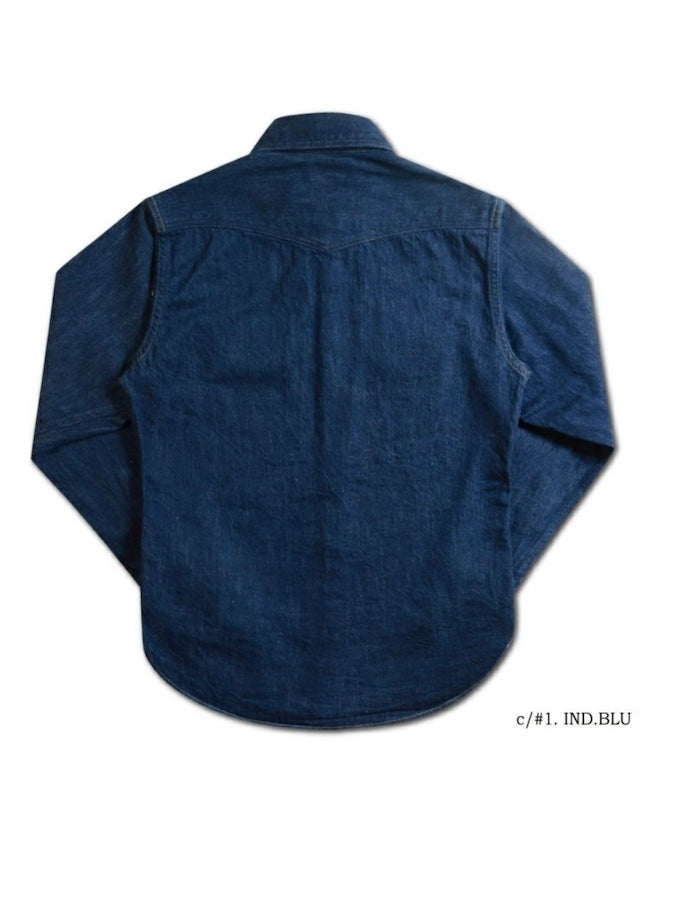 7600 [WILDMAN] - 1950s U.S. Western Denim Shirt - 10oz Denim