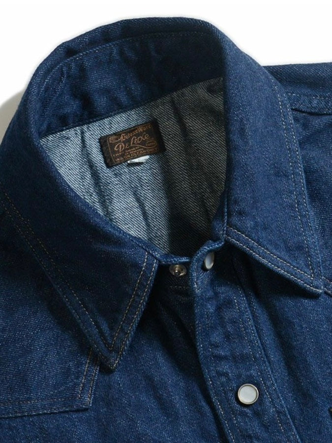 7600 [WILDMAN] - 1950s U.S. Western Denim Shirt - 10oz Denim