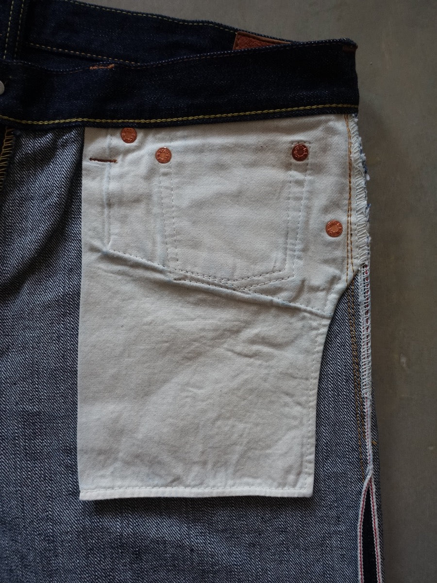 DELUXEWARE - [STANDARD STRAIGHT] 15oz Selvedge Denim - Company-owned production - 100% Memphis Cotton