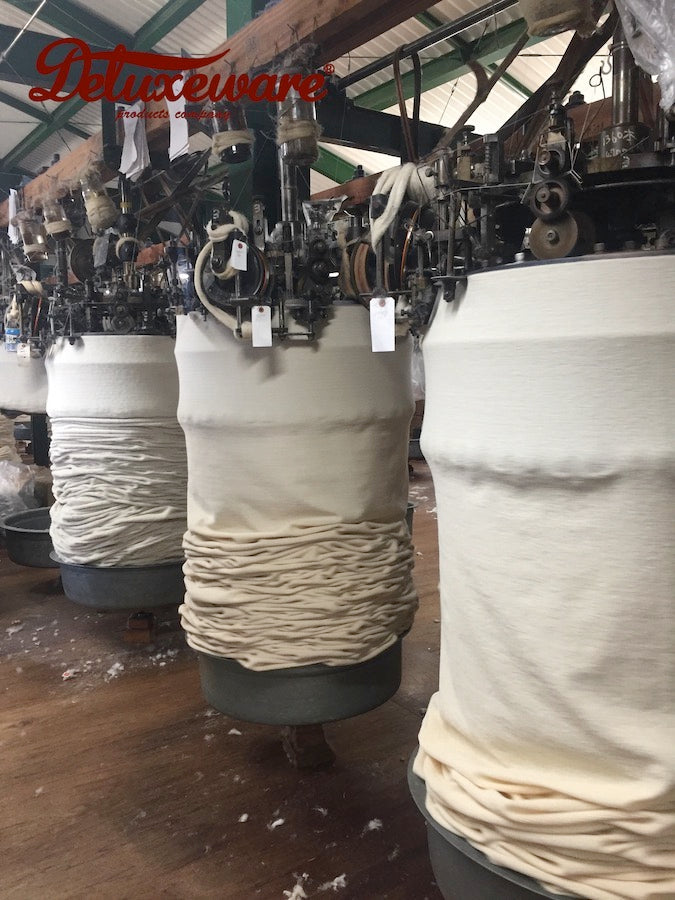 DELUXEWARE - MT Series - 7.5oz Lightweight Loopwheeled T-Shirt - WHITE - The fabric is produced in Wakayama - Sewn on vintage UNION SPECIAL 52800 machines