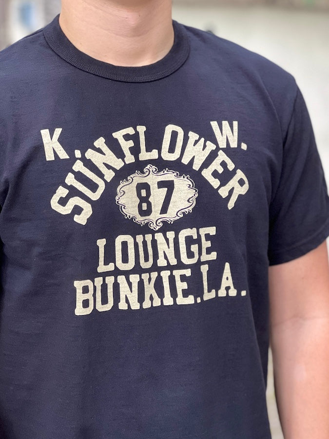 DELUXEWARE - DXTS-2501 [SUNFLOWER] - 12.5oz Heavyweight Loopwheeled T-Shirt - The fabric is produced in Wakayama - Sewn on vintage UNION SPECIAL 52800 machines