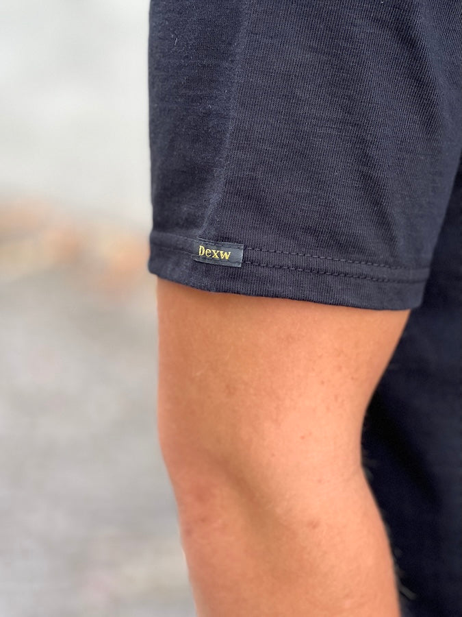 OCTS-00 [OPEN COLLAR T-SHIRT] - 12.5oz Heavyweight Loopwheeled Polo Sh