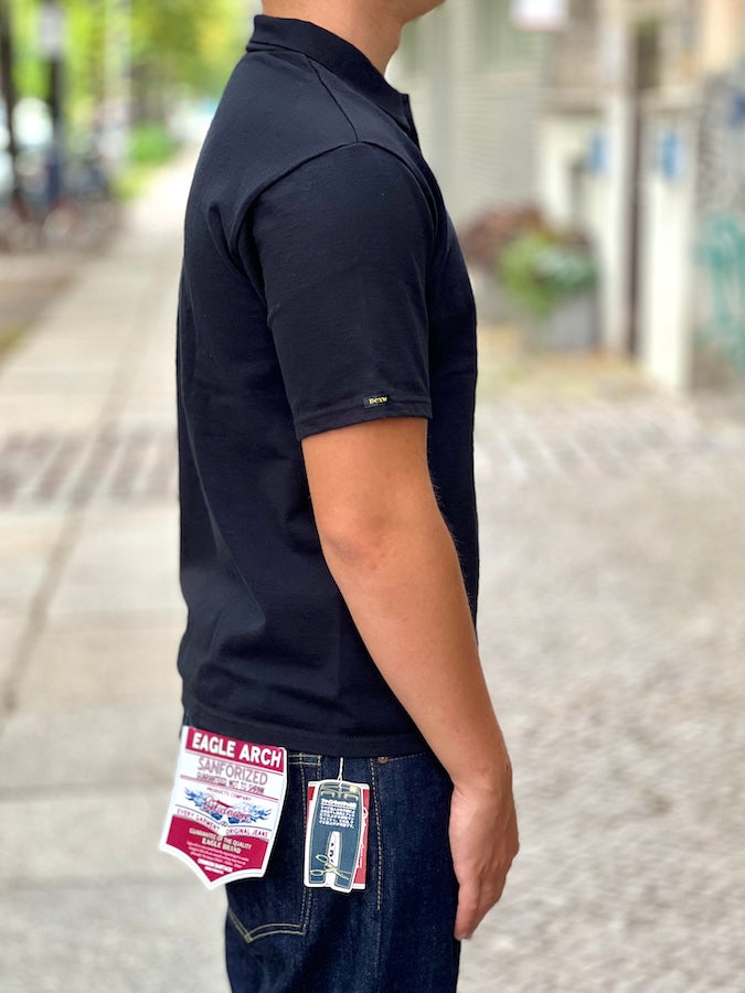 OCTS-00 [OPEN COLLAR T-SHIRT] - 12.5oz Heavyweight Loopwheeled Polo Sh