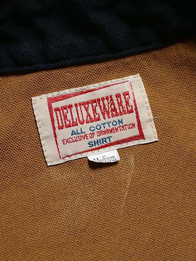 DELUXEWARE - 1940's Vintage DUCKSBUCK Shirt - 11oz duck canvas material manufactured on vintage looms in Kurashiki City