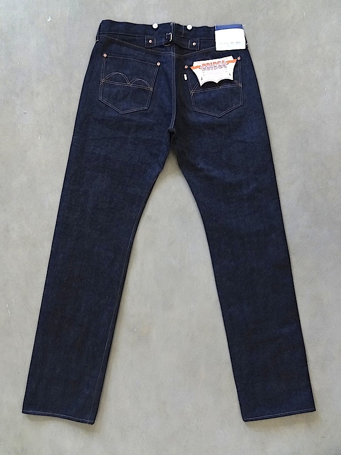 Denim Bridge - BR02 SA 02 - 14oz Selvedge Denim - S ANTIQUE - Cinch Back & Suspender Buttons - "Custom Model for DC4"