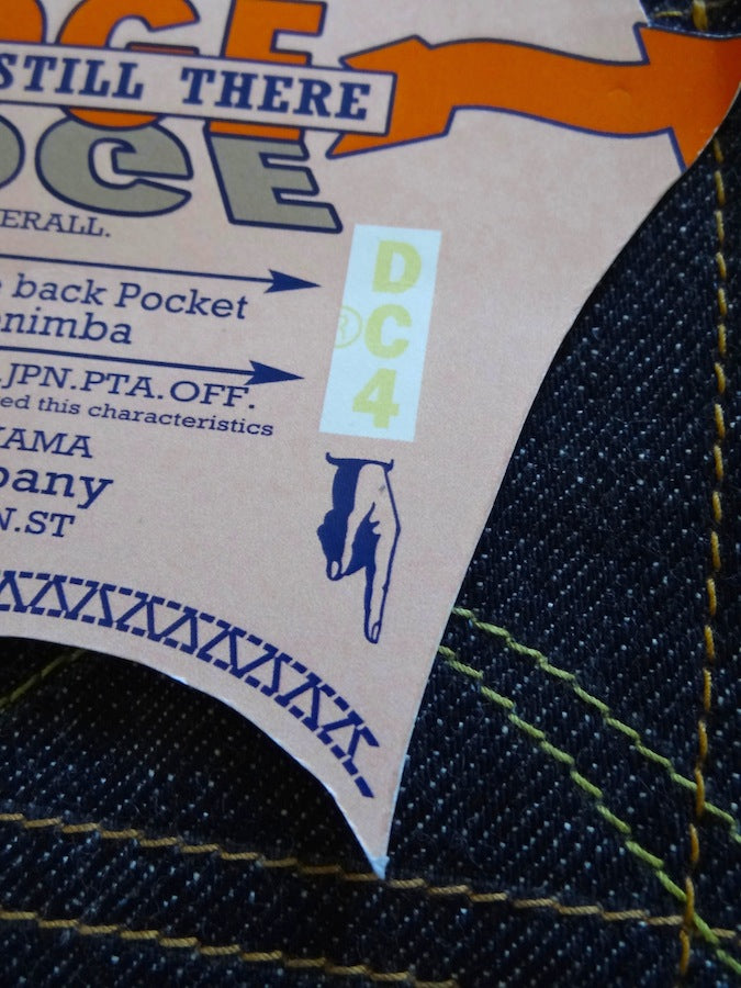 Denim Bridge - BR02 SA 02 - 14oz Selvedge Denim - S ANTIQUE - Cinch Back & Suspender Buttons - "Custom Model for DC4"