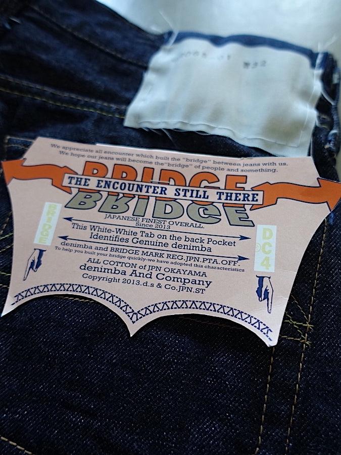 Denim Bridge - BR06 S-01 *NEW CUT* 13.5oz Selvedge Denim - Slim Straight - Made by Shingo San