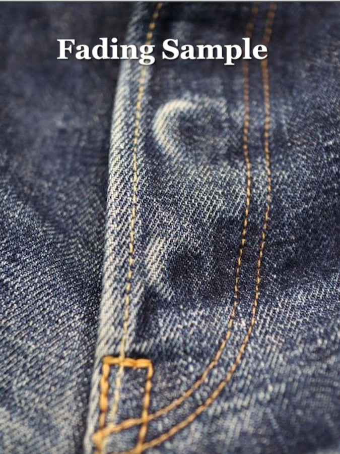 Denim Bridge - BR02 SA 02 - 14oz Selvedge Denim - S ANTIQUE - Cinch Back & Suspender Buttons - "Custom Model for DC4"