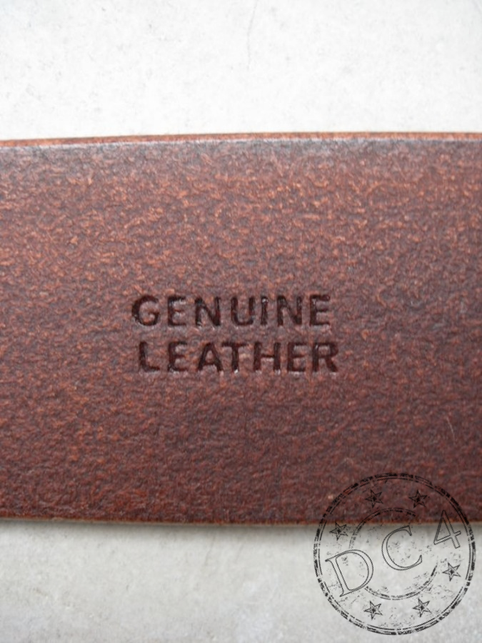 Dry Bones Belt - Dual Prong - Steer Hide Leather - Tan