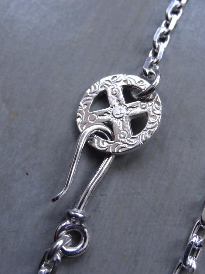 O-062+P-234 - Chain - M - 60cm + Medicine Wheel - Length 60cm