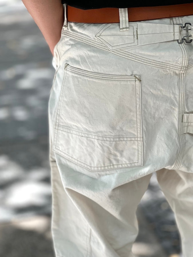 "Lot 102 OVERALLS"  1920 ~ 1923s STYLE WORK CLOTHING - THE IRONALL FACTORIES CO. - RAW WHITE