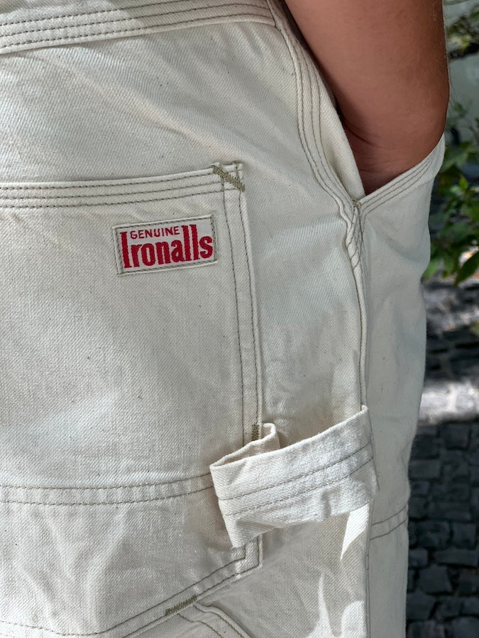 "Lot 102 OVERALLS"  1920 ~ 1923s STYLE WORK CLOTHING - THE IRONALL FACTORIES CO. - RAW WHITE