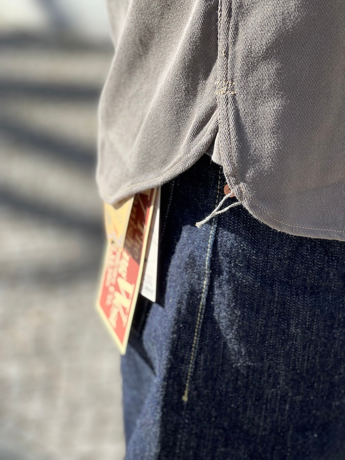 " BONNEVILLE OFFICIAL FUELING STATION " Gemsa WORK SHIRT - 1930s STYLE WORK SHIRT