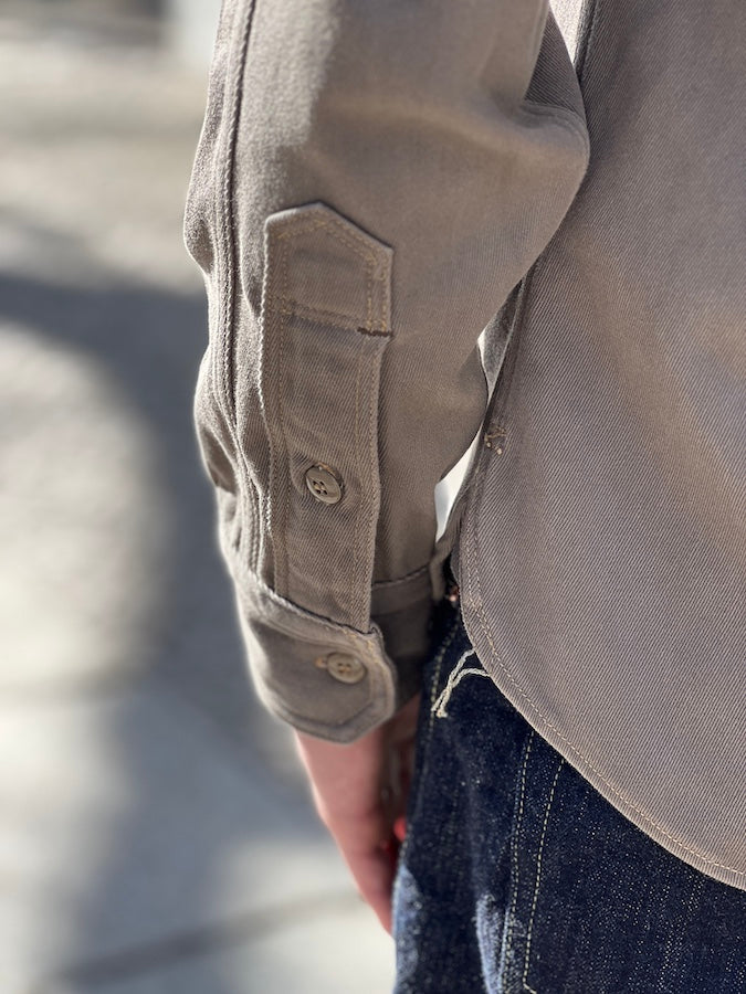 " BONNEVILLE OFFICIAL FUELING STATION " Gemsa WORK SHIRT - 1930s STYLE WORK SHIRT