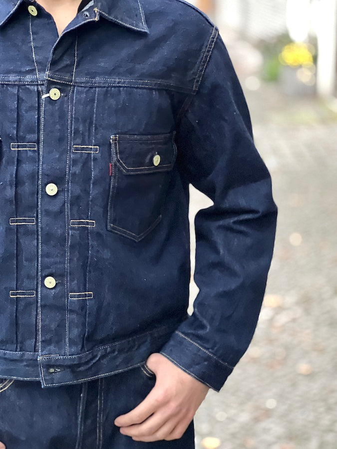 "Lot 507 XX" - 2nd Generation Denim Jacket - 1951 MODEL - Original 14oz Indigo Denim