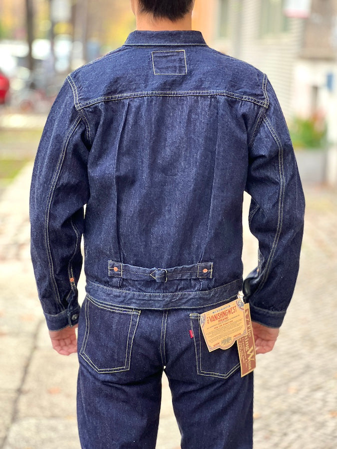 "Lot S506 XX 1944-1945" - 1st Generation Denim Jacket - WW II MODEL - Original 14oz Indigo Denim