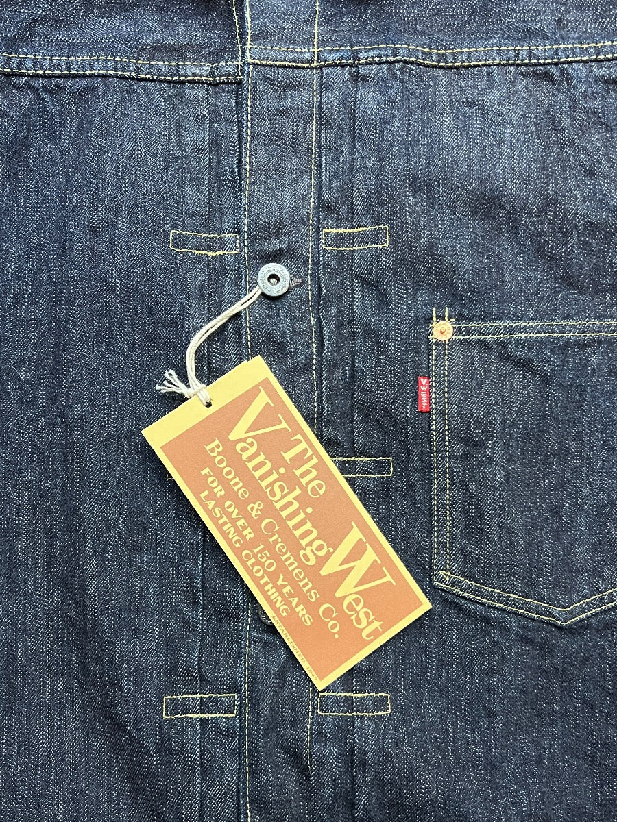 "Lot S506 XX 1944-1945" - 1st Generation Denim Jacket - WW II MODEL - Original 14oz Indigo Denim