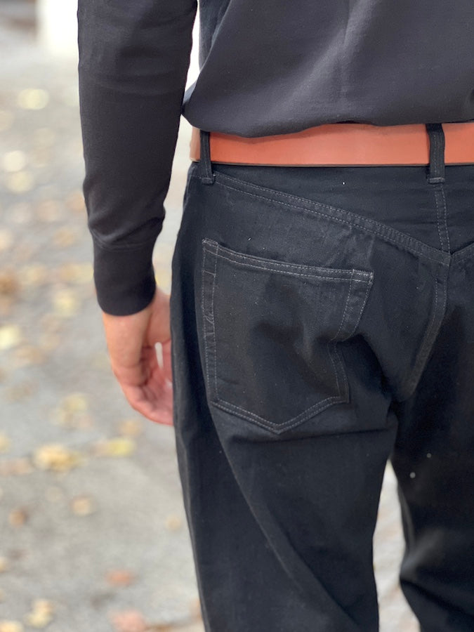 "Lot 601 RB" - 1960s - 5 POCKET JEANS STRAIGHT FIT 1961 MODEL - Original 14oz Selvedge Rude Black Denim