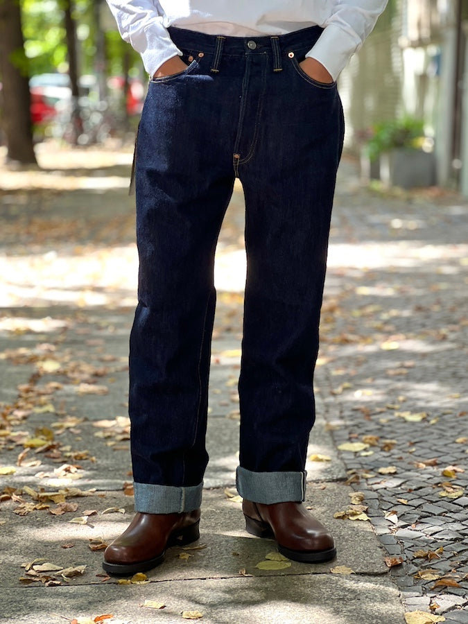 "Lot 601 XX 1942" - 5 Pocket Jeans - IN THE FIRST HALF OF 1942 WORLD WWII MODEL - Original 14oz Indigo Denim