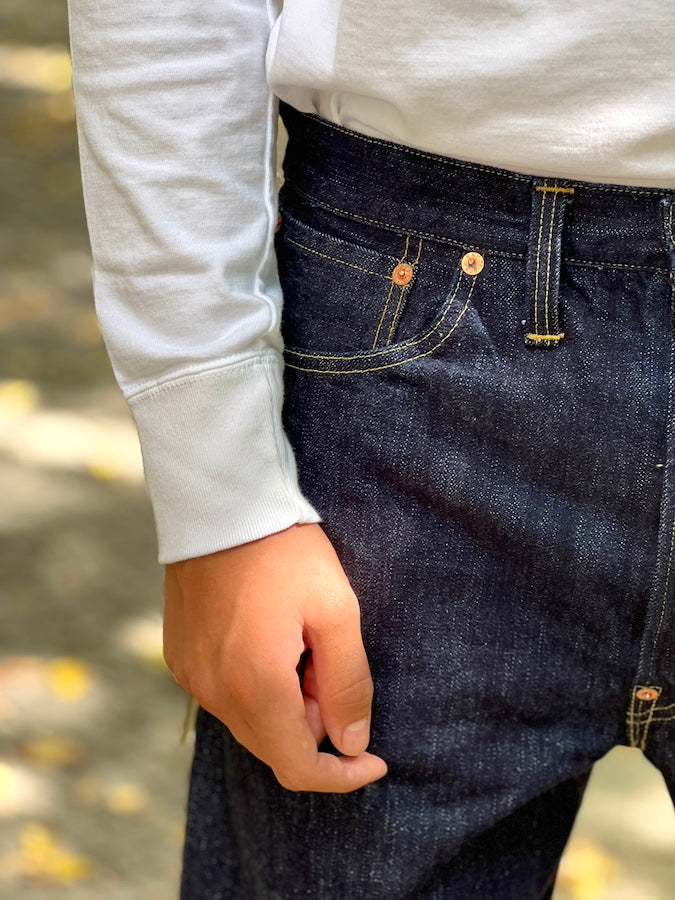 "Lot 601 XX 1942" - 5 Pocket Jeans - IN THE FIRST HALF OF 1942 WORLD WWII MODEL - Original 14oz Indigo Denim