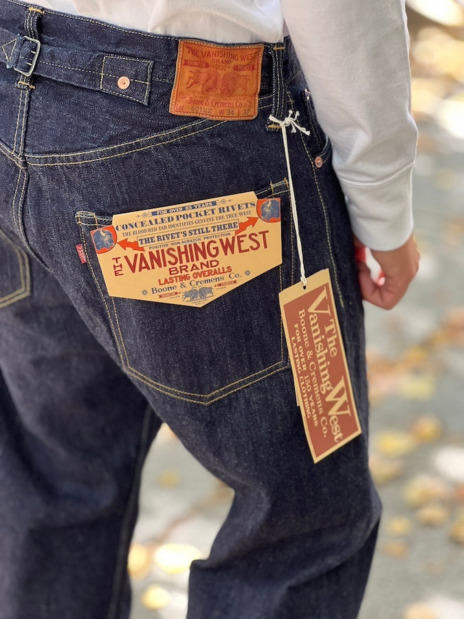 "Lot 601 XX 1942" - 5 Pocket Jeans - IN THE FIRST HALF OF 1942 WORLD WWII MODEL - Original 14oz Indigo Denim