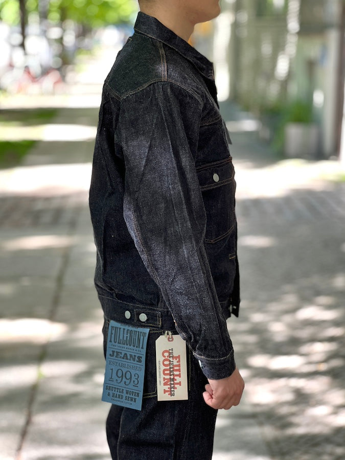 【15周年限定】FULL COUNT 2102-15W 2102 XX-W - Type II Jacket - 15.5oz Selvedge Denim - One Washed