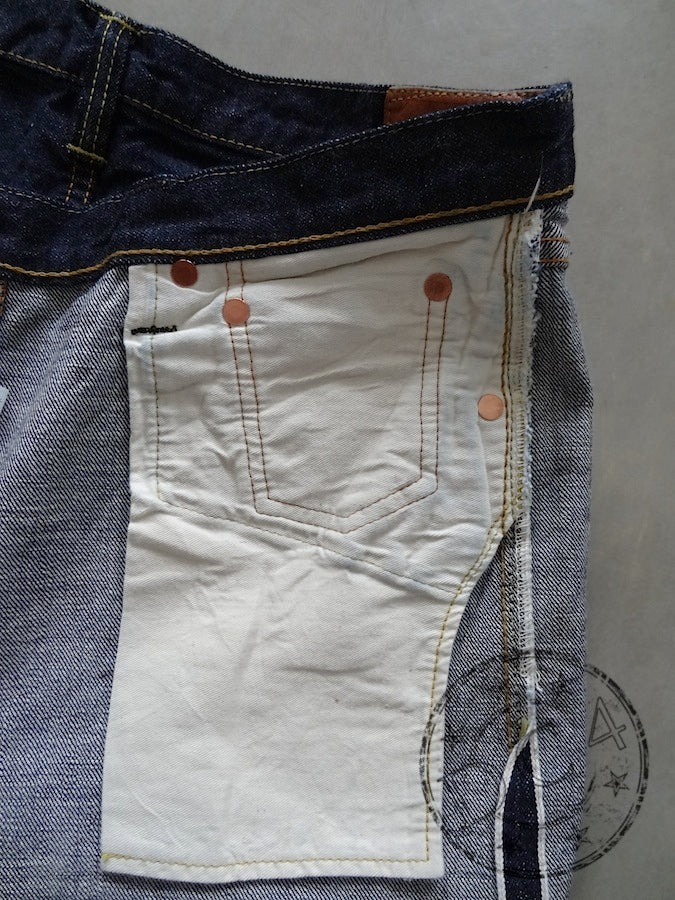 1101 XX-W - Original Straight - 15.5oz Selvedge Denim - One Washed