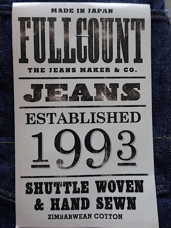 1373  - " SON OF THE SOIL DENIM " - Straight - 13.7oz Selvedge Denim - One Washed