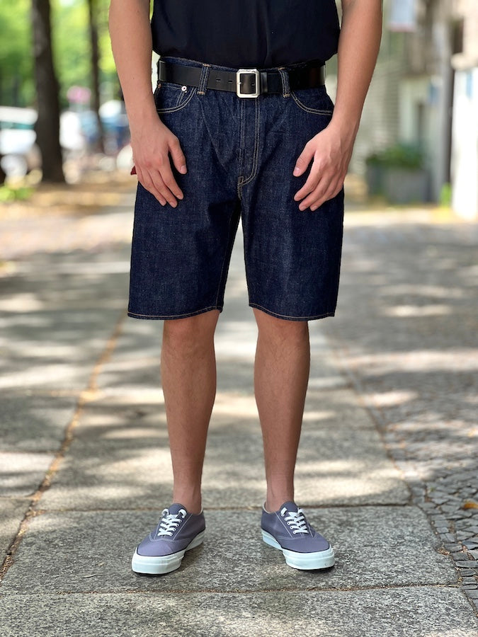 1904-25 - 5 Pocket Denim Shorts - 13.7oz " Indigo " Selvedge Denim