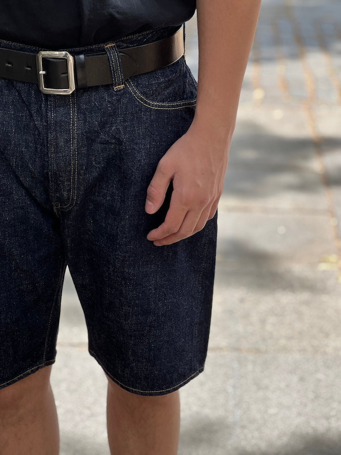 1904-25 - 5 Pocket Denim Shorts - 13.7oz " Indigo " Selvedge Denim