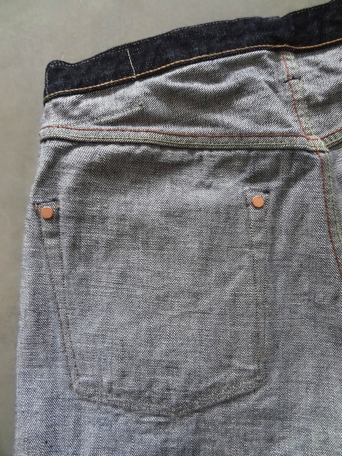1110 XX-W - Tapered Middle Straight - 15.5oz Selvedge Denim - One Washed