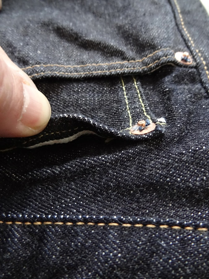 1110 XX-W - Tapered Middle Straight - 15.5oz Selvedge Denim - One Washed