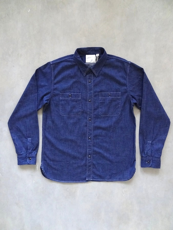 4890 - 8oz Denim Work Shirt - One Washed