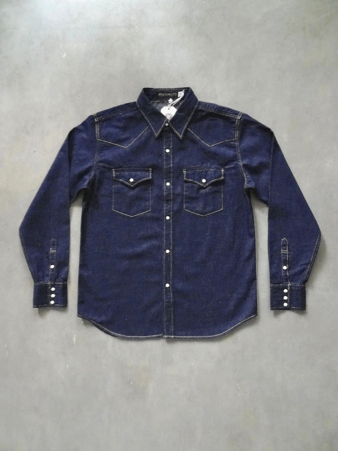4894 - 8oz Denim Western Shirt - One Washed