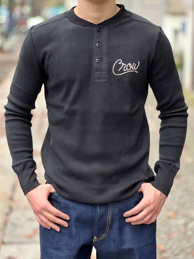 OLD CROW by Glad Hand & Co. - FOUR CYLINDER S.C.C. - L/S HENRY T-SHIRT - Black