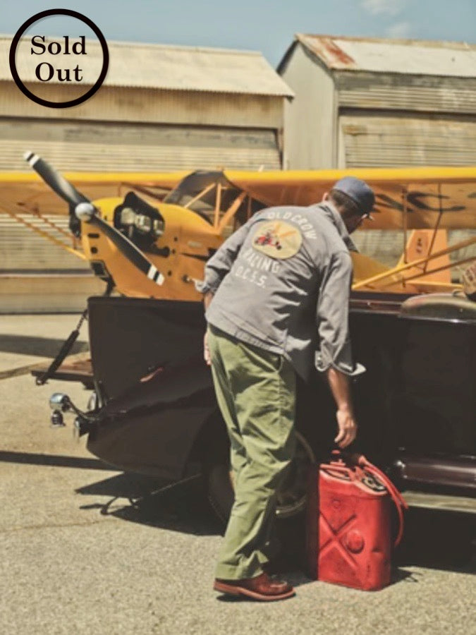 OLD CROW by Glad Hand & Co. - V8  WORK SHIRT - Navy