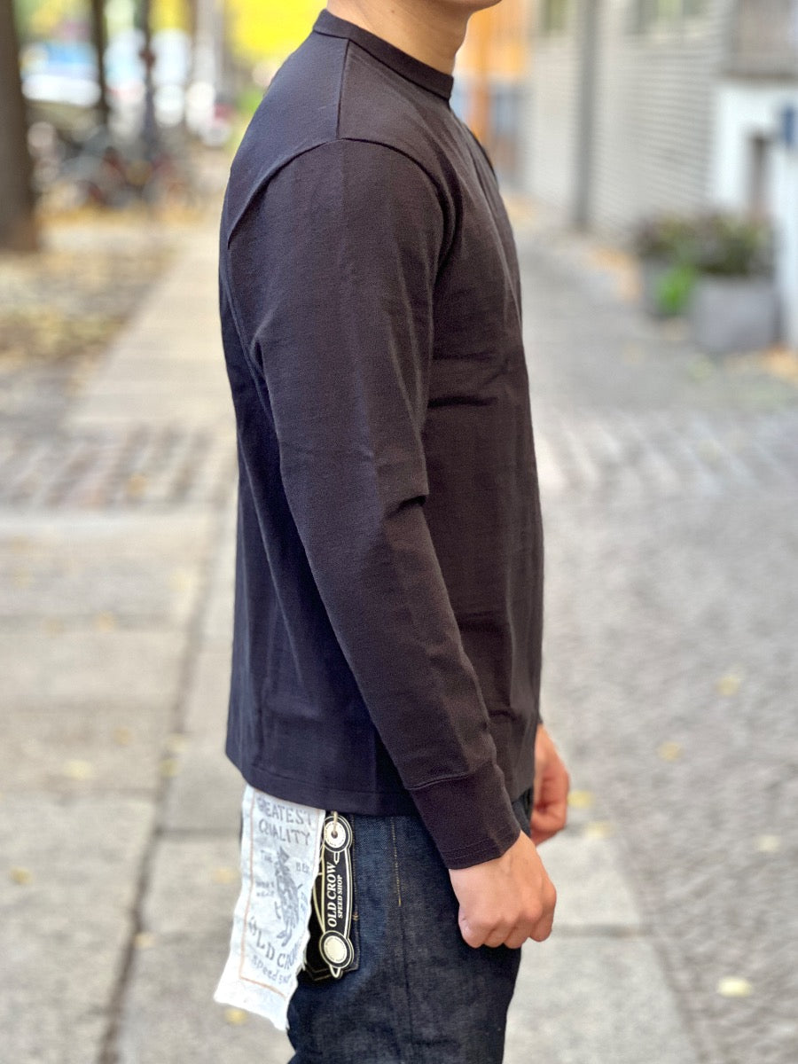 GLAD HAND & Co. - ROYAL CLASS - R-05 - Long Sleeve T-Shirt - Loopwheeled - 100% U.S.A. Cotton - Black