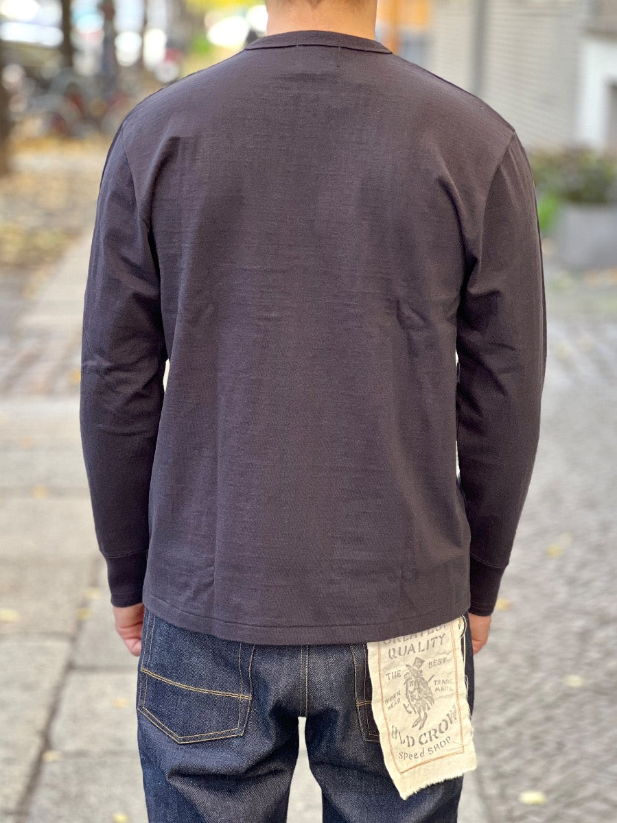 GLAD HAND & Co. - ROYAL CLASS - R-05 - Long Sleeve T-Shirt - Loopwheeled - 100% U.S.A. Cotton - Black