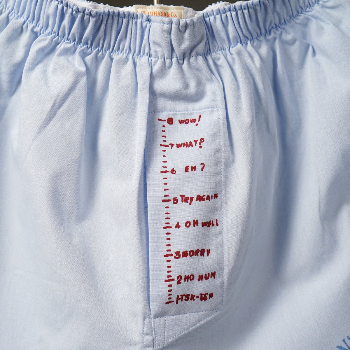 PEANUTS & Co. - LIMITED BOXER SHORTS 05" PANTY MESSAGE YOU'RE CHOICE " - Sax