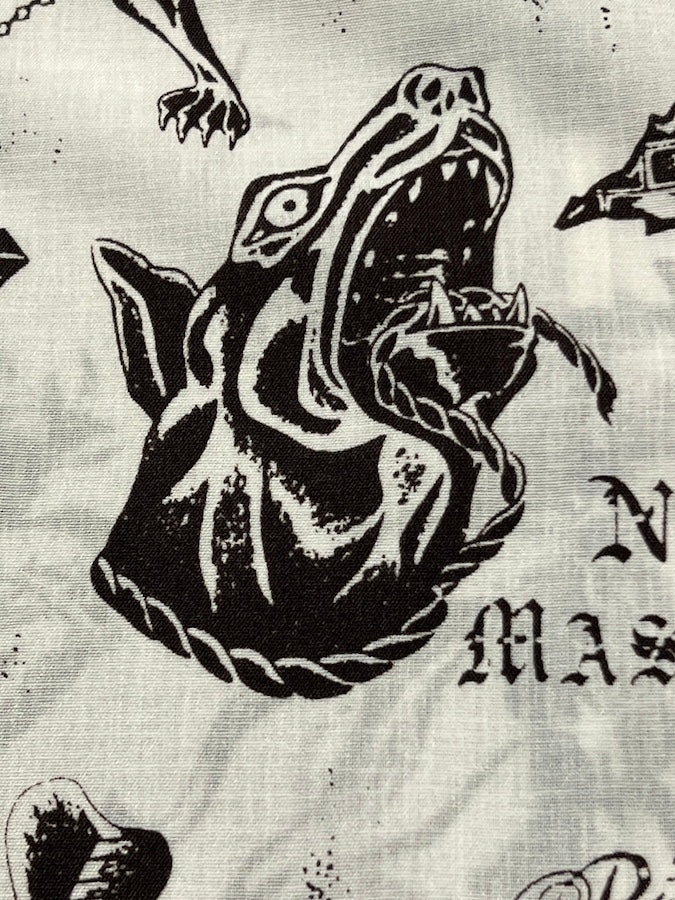 GANGSTERVILLE by Glad Hand & Co. - NO MASTER - Short Sleeve Shirt - White