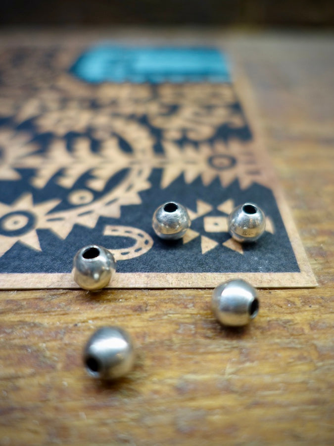 HOZHO - Silver Ball Beads